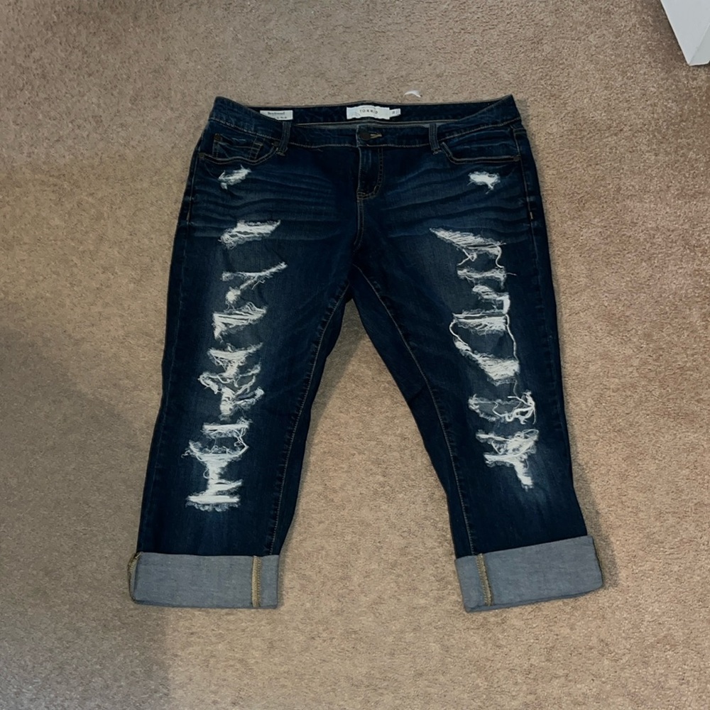 Torrid boyfriend jeans size 16